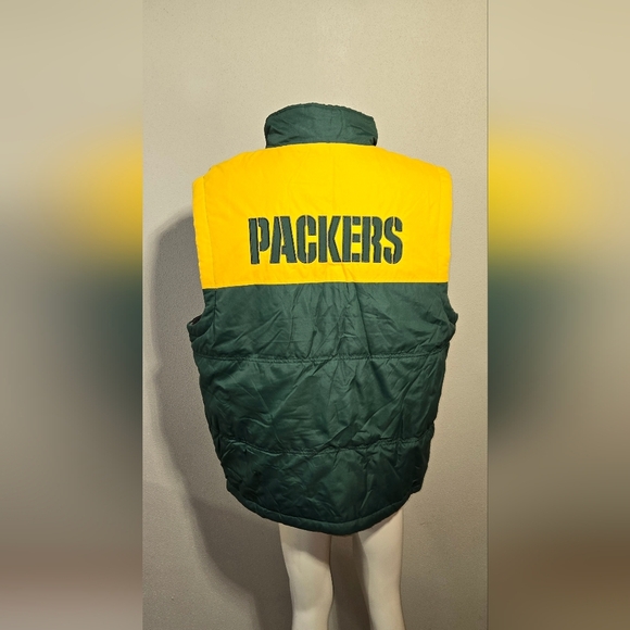 Green Bay Packers NFL Reversible Vest Men's Size XL - Picture 3 of 7